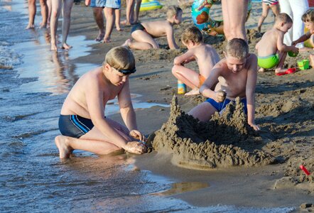 Sand sandy beach river photo