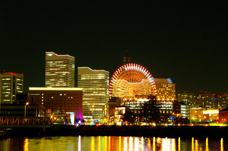 7 Night view in Yokohama