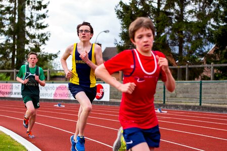 Race runner foot race