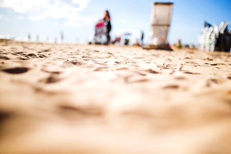Beach field sand