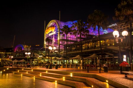 Australia shops lights photo