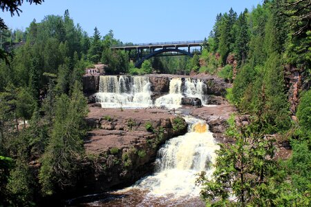 Minnesota gooseberry falls state park falls