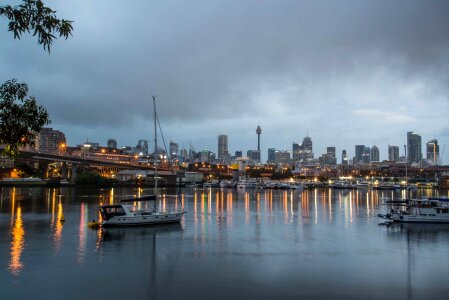 Bridge landmark cityscape photo