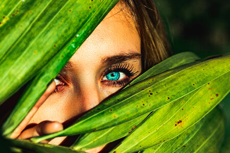 Mysterious Portrait of a Woman photo