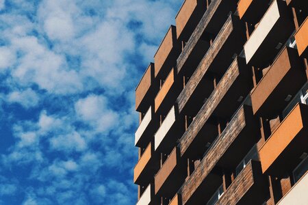 Apartment house flats