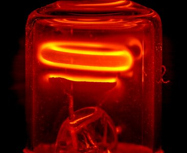 Glow filament glow wire photo