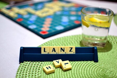 Words puzzle play photo