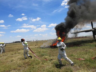 People flames men
