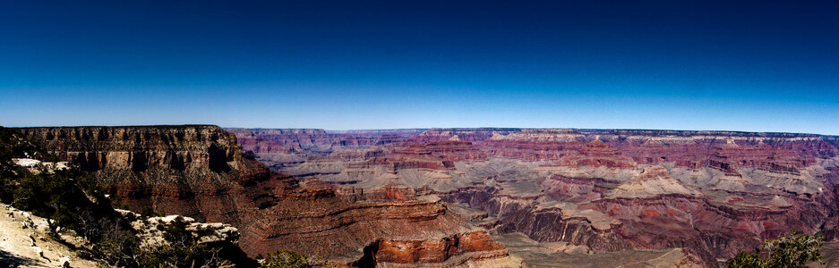 Panoramic View of Grand Canyon in Arizona photo
