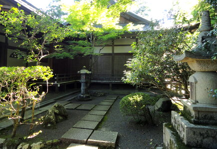 Japanese house in koishikawa korakuen garden in Okayama photo