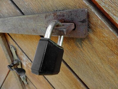 Padlock lock fastener photo