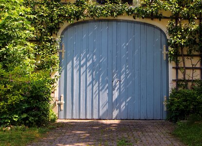 Goal hinged door wood photo