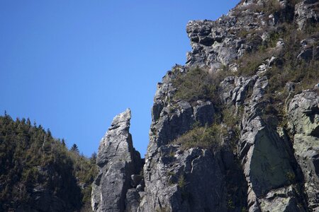 Blue Sky hiking mountain