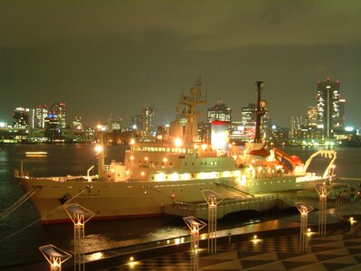 Harbor water ship