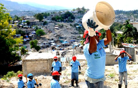 Clear Haiti workers