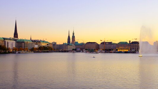 Germany afterglow abendstimmung photo