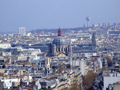 View on Saint - Augustin Church in Paris photo
