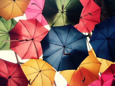 Colorful parasol cover photo