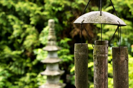 Garden windspiel japanese garden photo