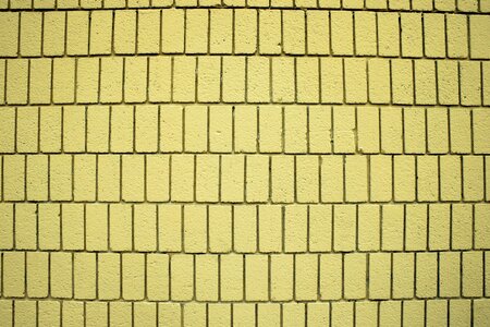Bricks greenish yellow pattern photo