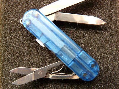 Pocket knife knife scissors photo