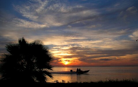 Sunrise fishing sunlight