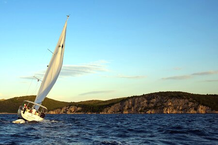 Boat landscape nature photo