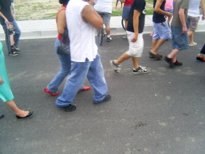 Going group people