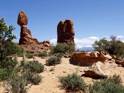 Red rocks nature photo