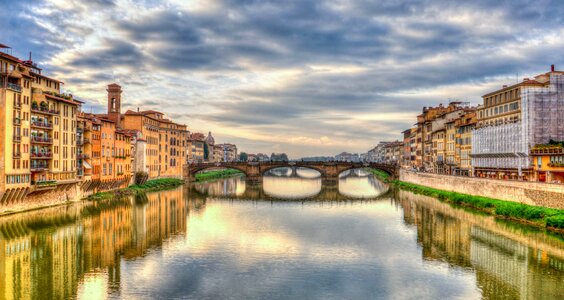Italy reflection river photo