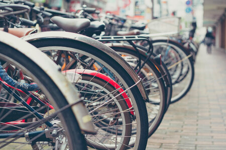 Bicycles in Japan photo