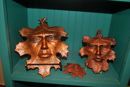 Mask bronze metal