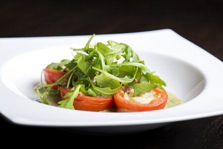 Food board arugula