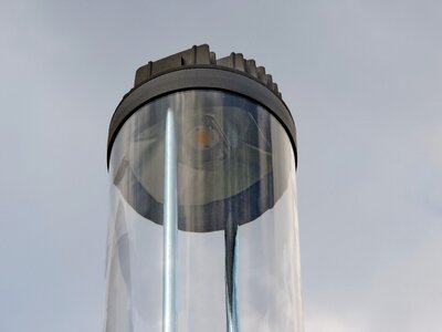 Futuristic lamp light bulb