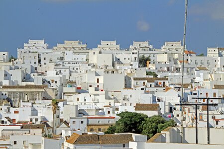 White white villages houses photo