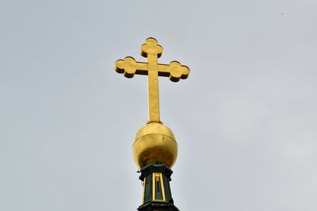 Christianity church tower cross