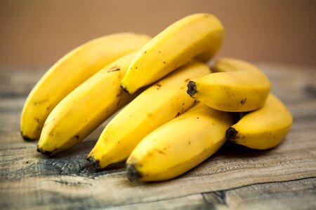 Bananas on Table photo
