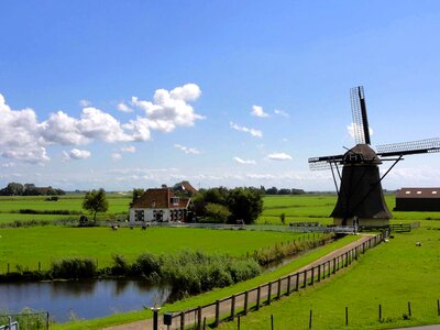 windmill in Holland photo