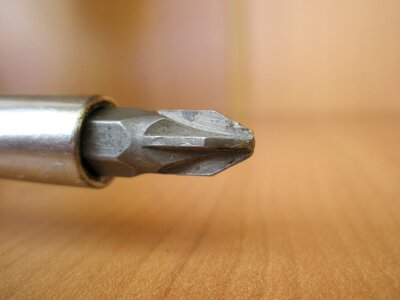 Screwdriver tool grey photo