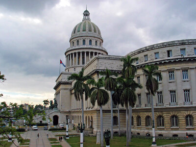 View of the Capital building in Havana, Cuba