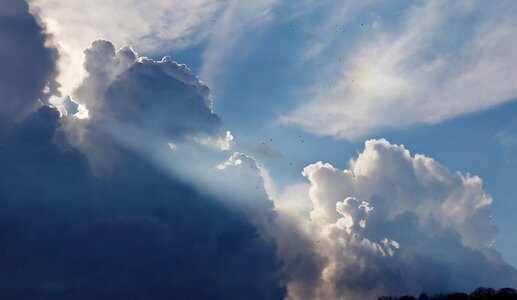 Clouds atmosphere air photo