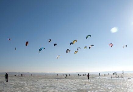 Skis kite kitesurfing