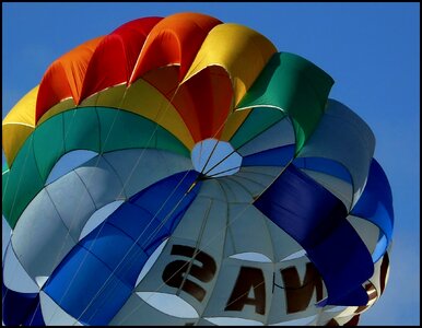 Parasailing screen flying