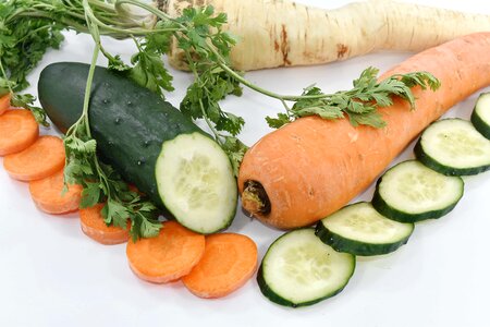 Calorie carrot cucumber