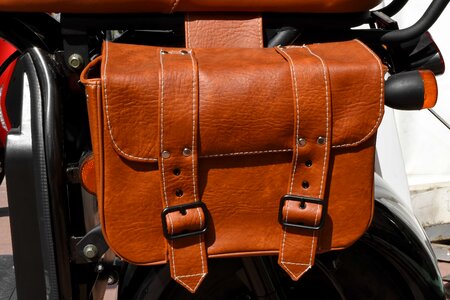 Motorbike luggage container