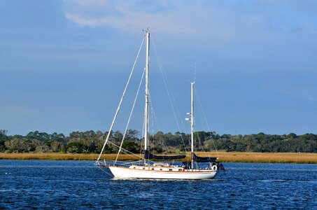 Boat catamaran daylight photo