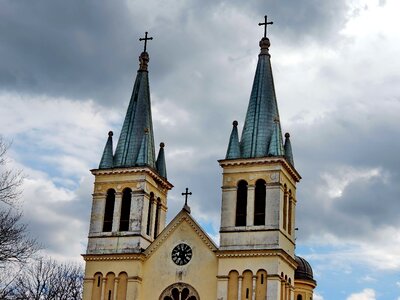 Church Tower cloud gothic
