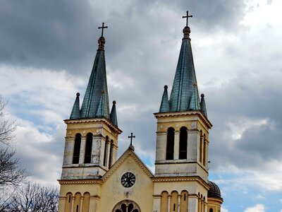 Church Tower cloud gothic photo
