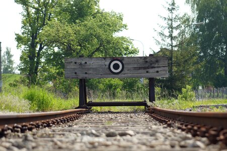 Track railway train photo