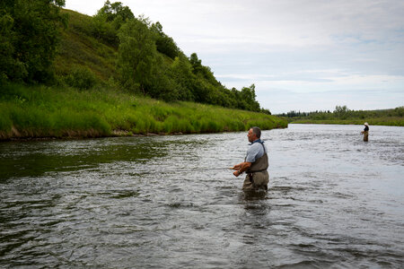 Fishing the Andreafsky River-1